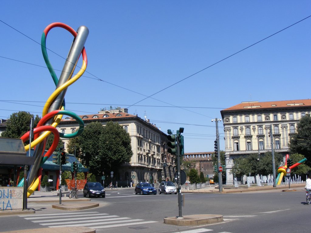 The Needle, Wire and Knot piazzale cadorna