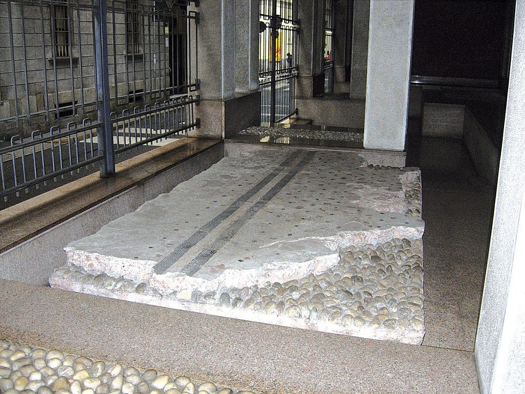 Roman Floor in via Morigi 2 milan italy Roman Empire
